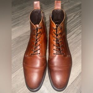 Aldo Men's Tan Leather Chukka Boots